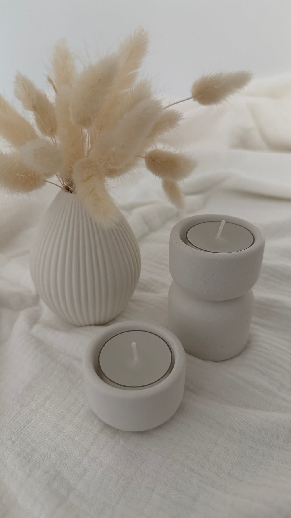 Teelichthalter niedrig