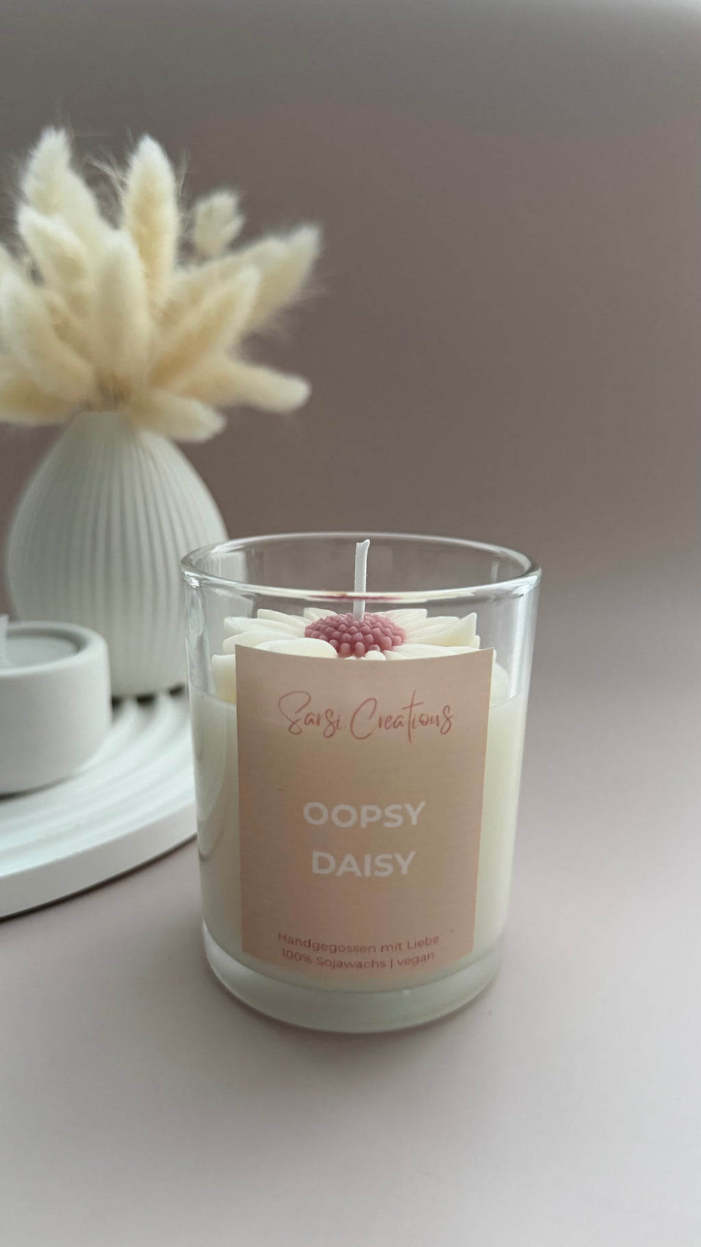 Kerze im Glas - Oopsy Daisy