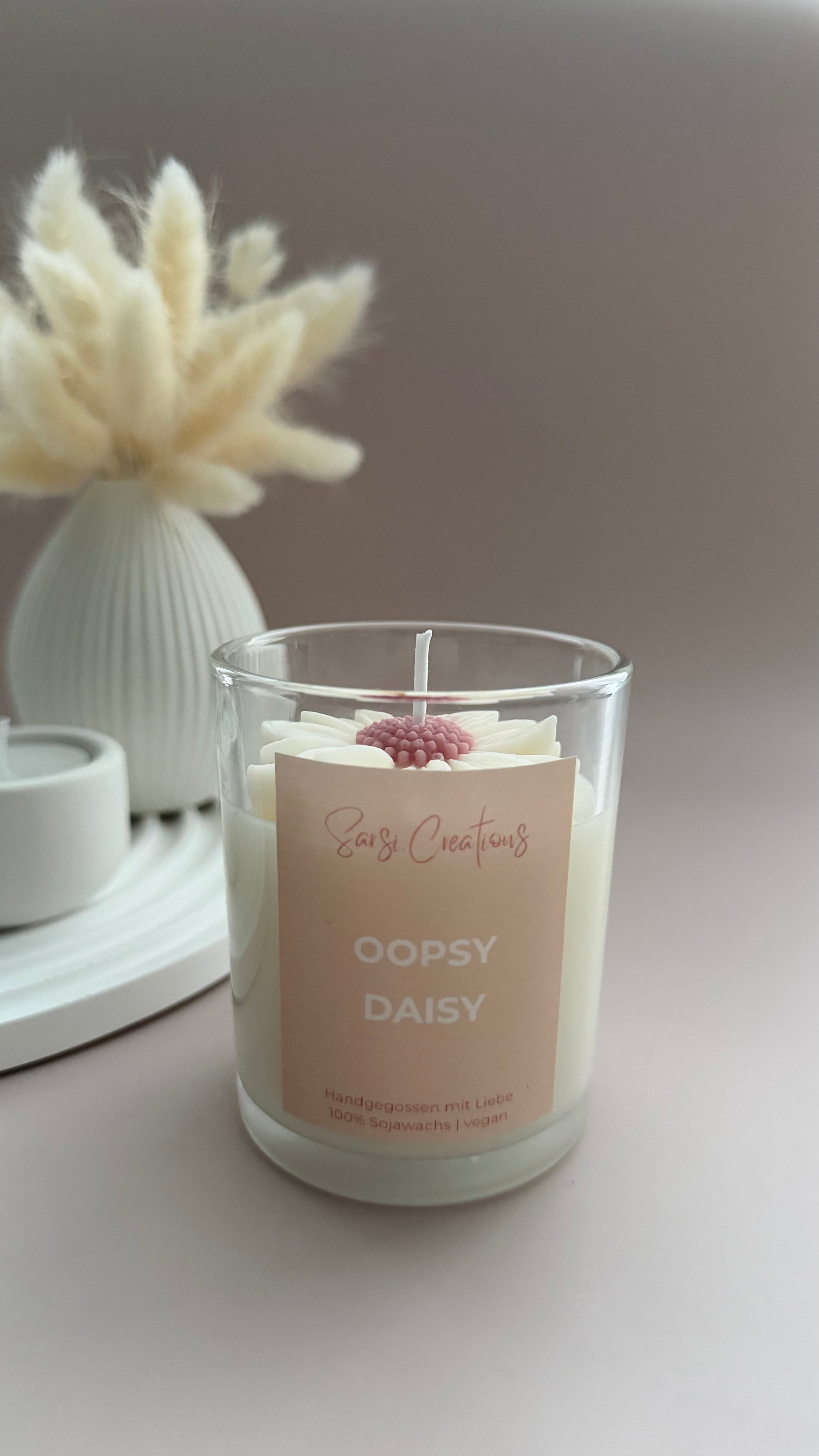 Kerze im Glas - Oopsy Daisy