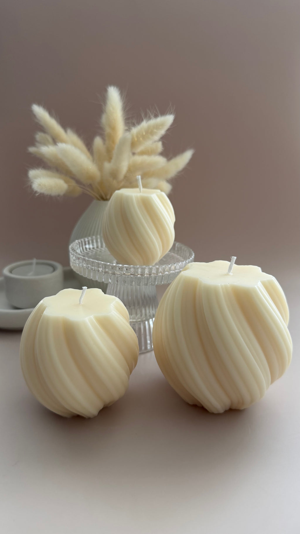 Kerze Swirl