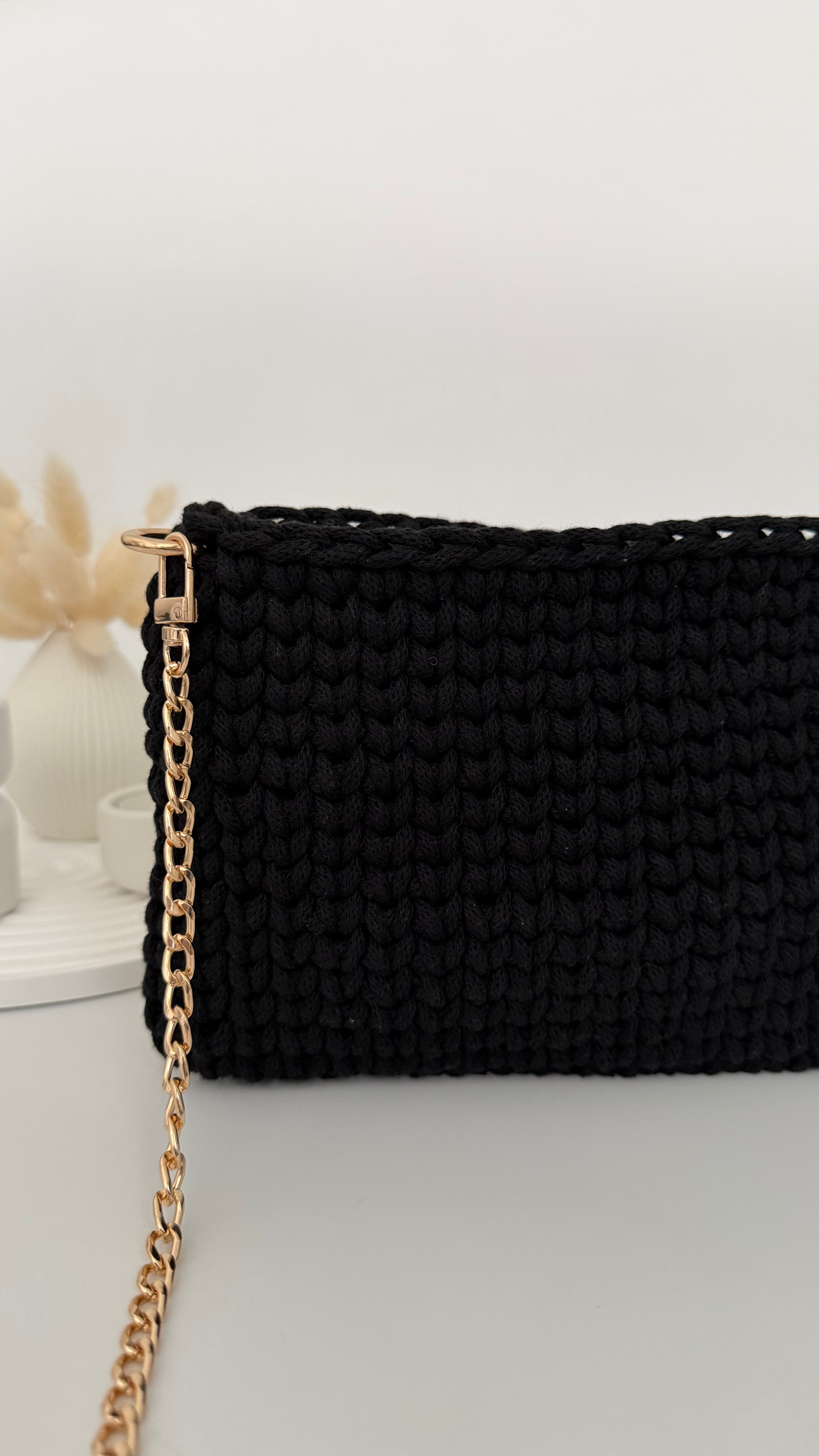 DIY-Set kleine Schultertasche mit V-Muster