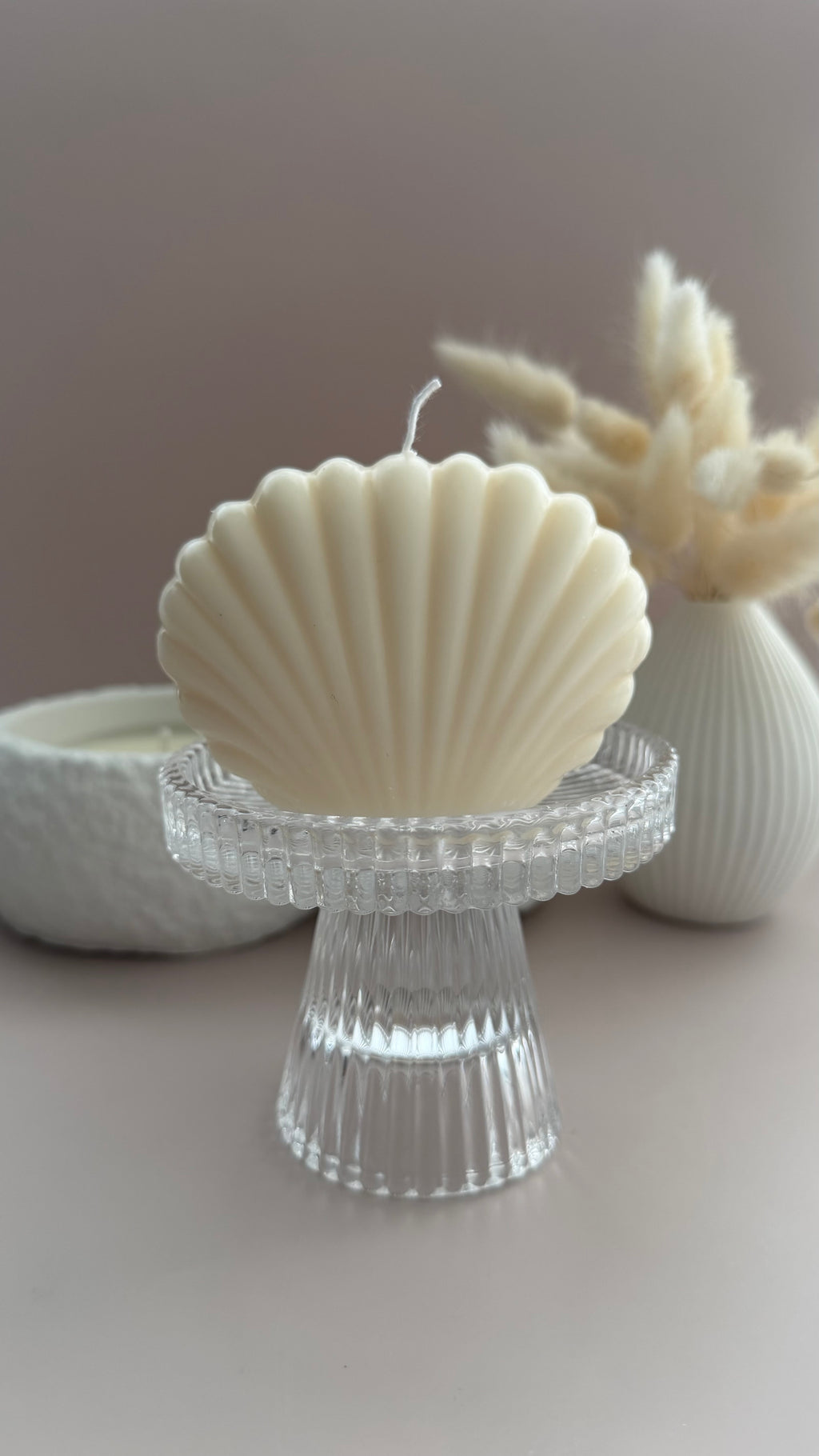 Muschelkerze