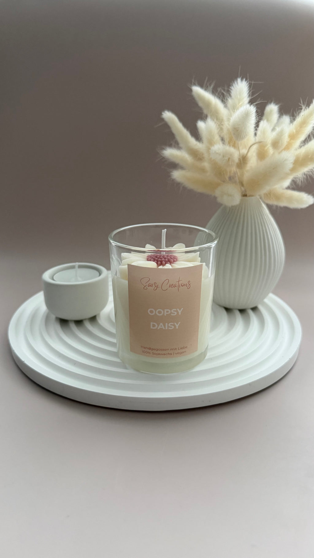 Kerze im Glas - Oopsy Daisy