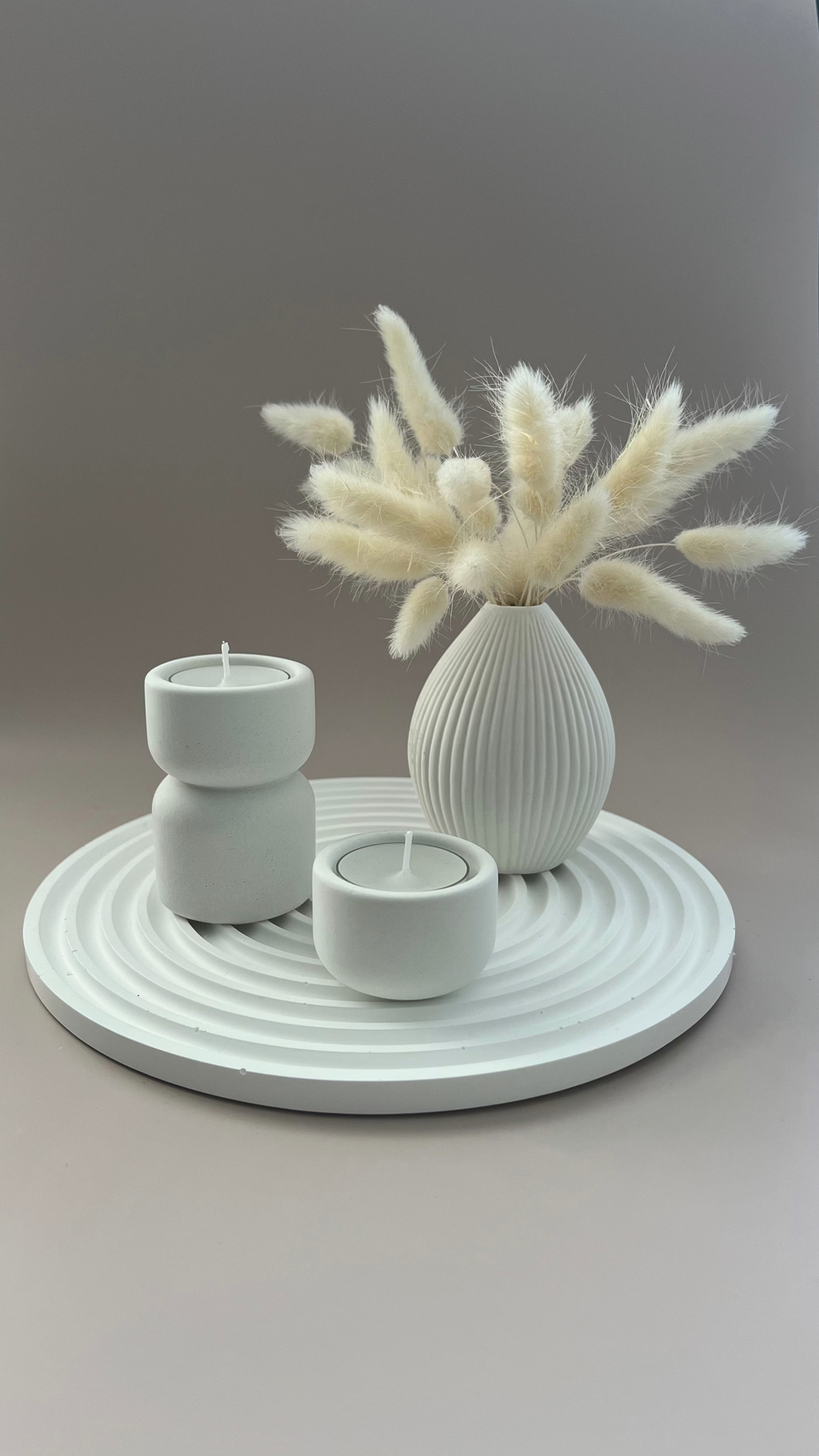 Teelichthalter niedrig