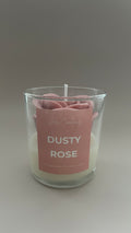 Kerze im Glas - Dusty Rose
