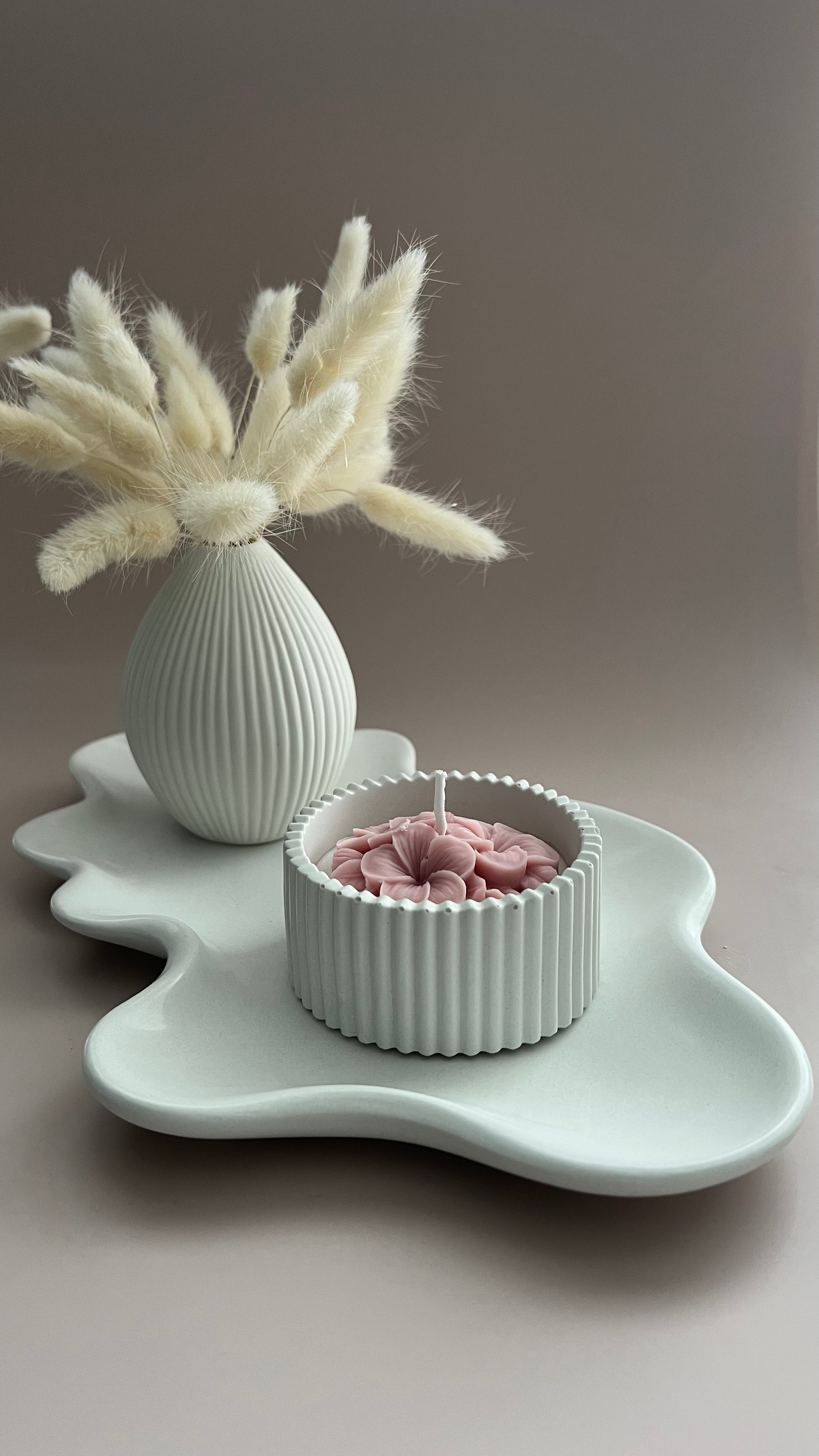 Hydrangea Bloom Candle