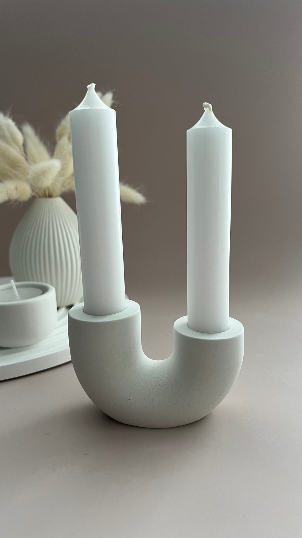 Doppel-Stabkerzenhalter