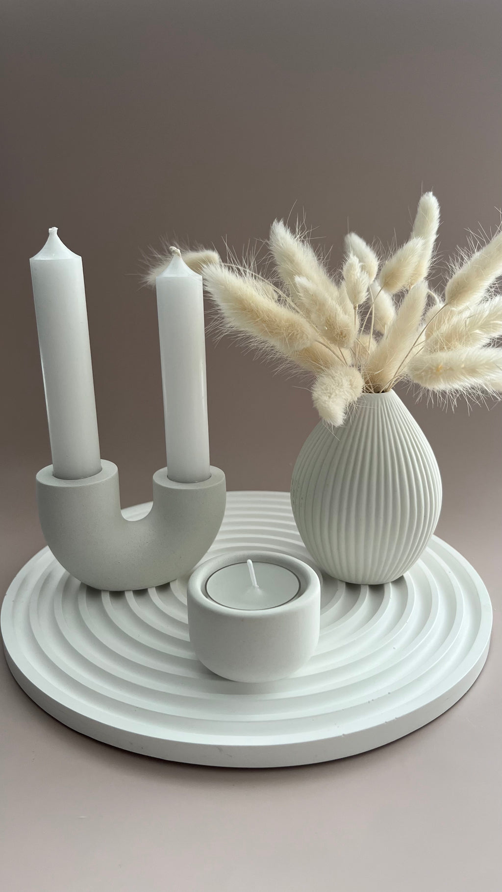 Doppel-Stabkerzenhalter